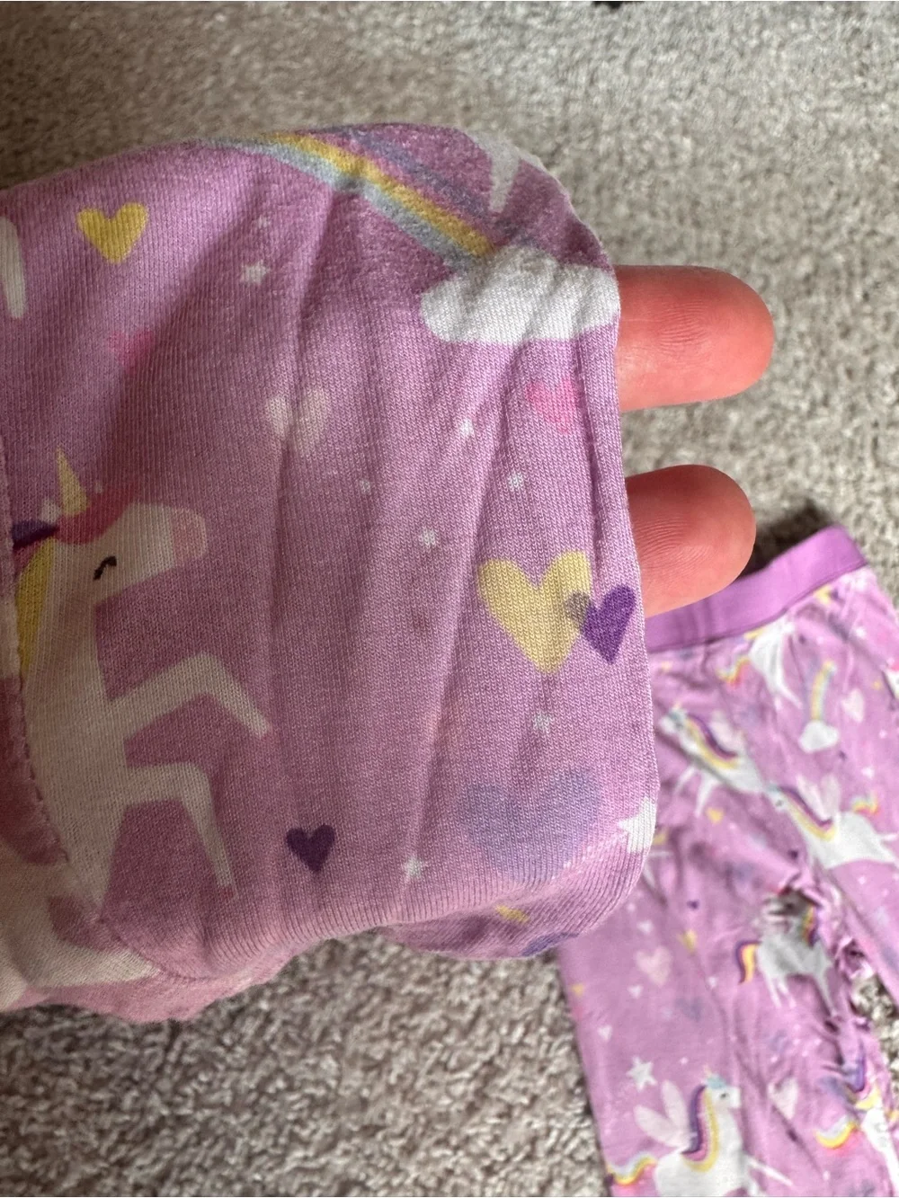 Little Sleepies Sienna’s Unicorns Print Pajama Set